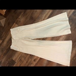 Free people wide leg pants
